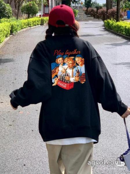 BALENCIAGA連名プリントアルファベット男女同型カップル丸首衛衣 4