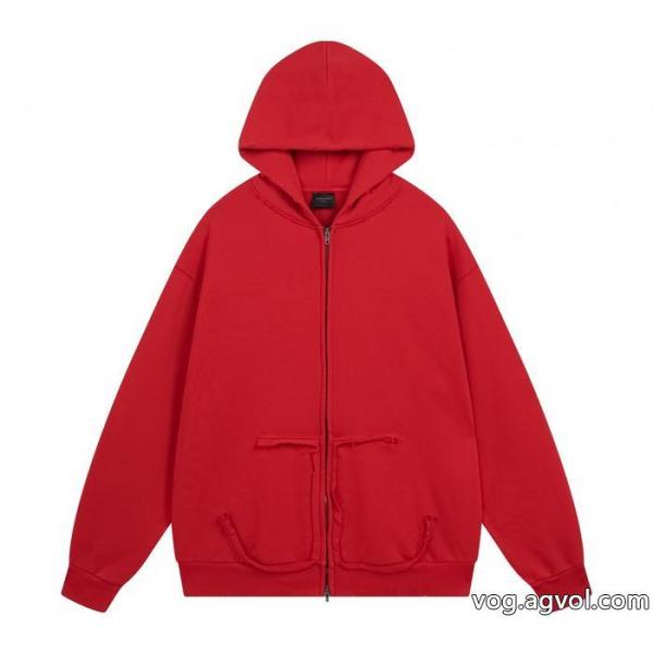 balenciaga水洗いして磨いて古いファスナーカーディガンのフードコートを作る 0 