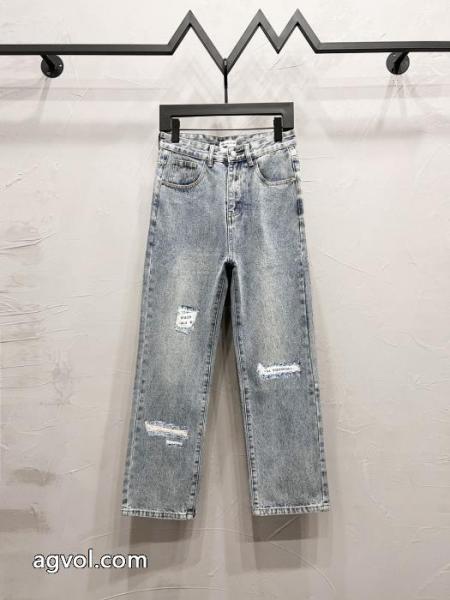 バレンシアガ balenciagaストレートジーンズは男女同型 4