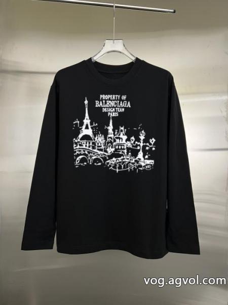 ブランド 通販 激安balenciaga雑誌掲載ストリートに溢れるウェア長袖Tシャツ 0 