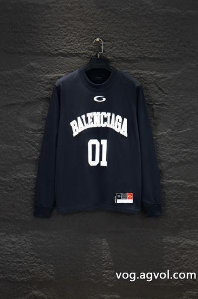 balenciagaユニホーム長袖Tシャツ新作限定お早めに着心地のいいブランド 通販 激安 0 