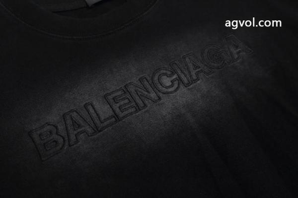 バレンシアガ balenciaga2025噴馬骝アルファベット刺繍カップルカジュアル長袖 4