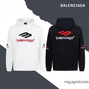 Balenciagaパリ3 Mアルファベットロゴ刺繍ドローストリングフードコート
