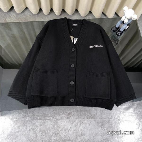 BALENCIAGA前後刺繍ロゴカーディガンジャケット 5