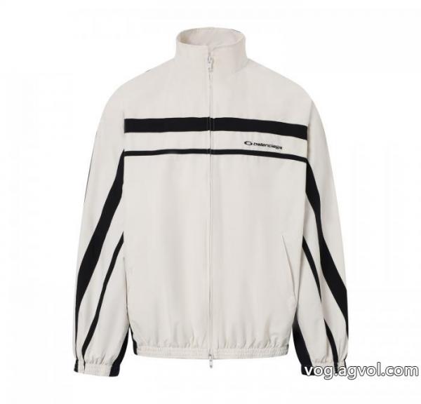 balenciagaクラッシュカラーパッチワークジャケット 0 