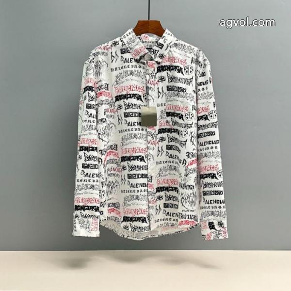 balenciaga冬の最旬スタイルを楽しい高品質長袖シャツ激安 通販 専門 5 