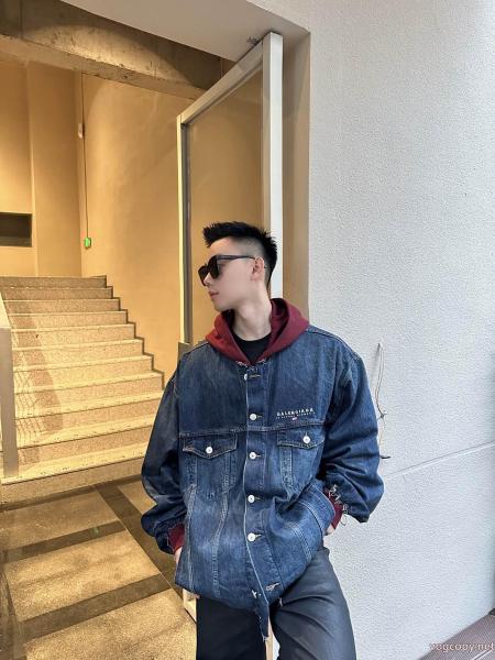Balenciaga人気専門店新品登場刺繍デニムフードコート 0 