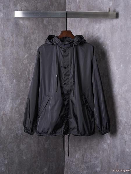 Balenciagaイエローテープ連帽パンチコート 0 