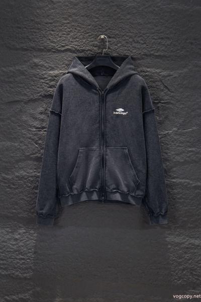 BALENCIAGAの新作古着刺繍ジッパーコート 0 
