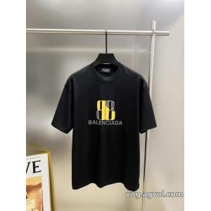 balenciaga2026秋冬新作丸首半袖Tシャツ