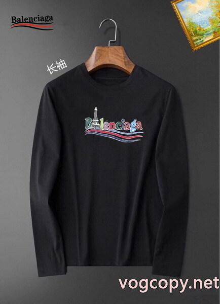 BALENCIAGAコピー ブランド長袖Tシャツ稀少*新品 激レア 限定 爆買いセール 0 