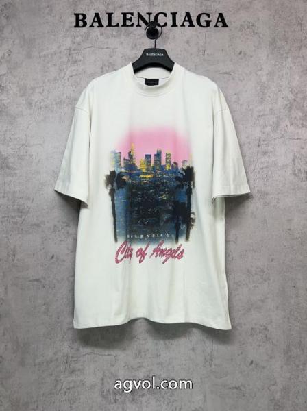 冬季超人気アイテム 期間限定セール 秋季新作品balenciaga半袖Tシャツブランド 偽物 4