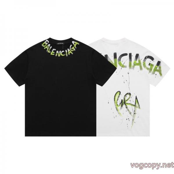 半袖TシャツHOT新作 時代の風潮 TOPセラー賞ブランド 通販 激安BALENCIAGA 0