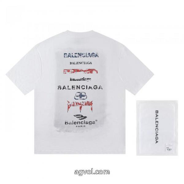 即完売 大人の色味 心惹かれるスタイル半袖Tシャツブランド コピー s 級balenciaga 5 