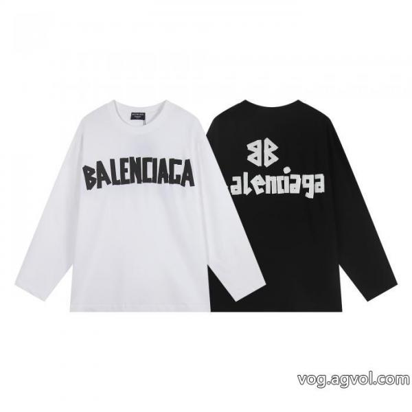 偽 ブランド 通販balenciaga個性を引き立て 海外直送 都会的な印象長袖Tシャツ 0 