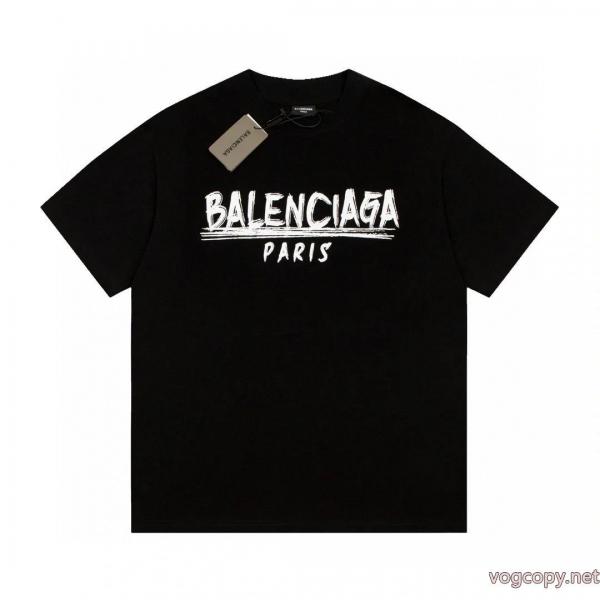 偽 ブランド完売前に 秀逸アイテム 最高の2026年にしようよBALENCIAGA半袖Tシャツ 0