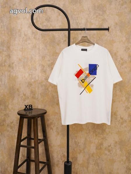 最新作防热性 大人気商品 今話題!ブランド フェイク半袖Tシャツbalenciaga 5 