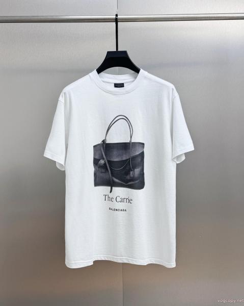 先行販売 インフォーマル 抜群の存在感BALENCIAGA半袖Tシャツブランド 偽物 0