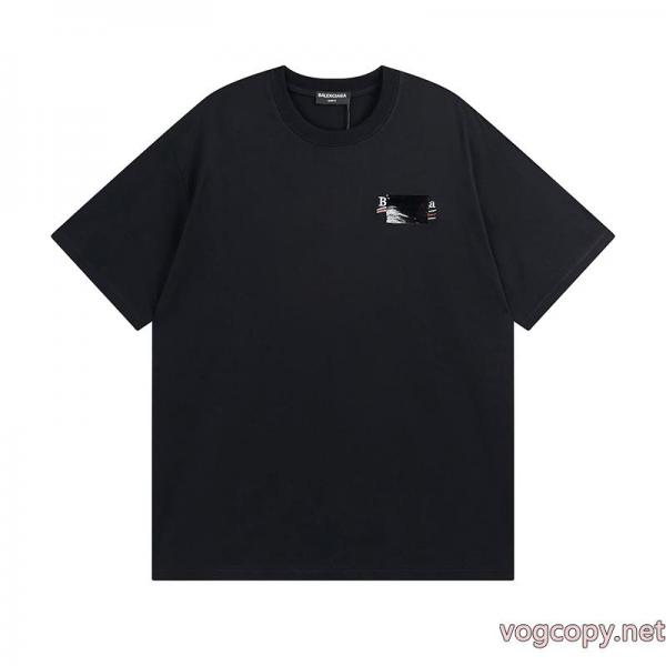スタイルアップ上品 上品で優しい雰囲気に 最新作即発半袖Tシャツブランド コピー 品BALENCIAGA 0 