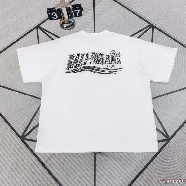 ブランド 通販 激安スタイルアップ効果 HOT新作登場 セレブ愛用上品半袖TシャツBALENCIAGA 0 