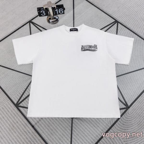 ブランド 通販 激安スタイルアップ効果 HOT新作登場 セレブ愛用上品半袖TシャツBALENCIAGA 5 