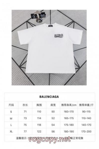 ブランド 通販 激安スタイルアップ効果 HOT新作登場 セレブ愛用上品半袖TシャツBALENCIAGA 6 