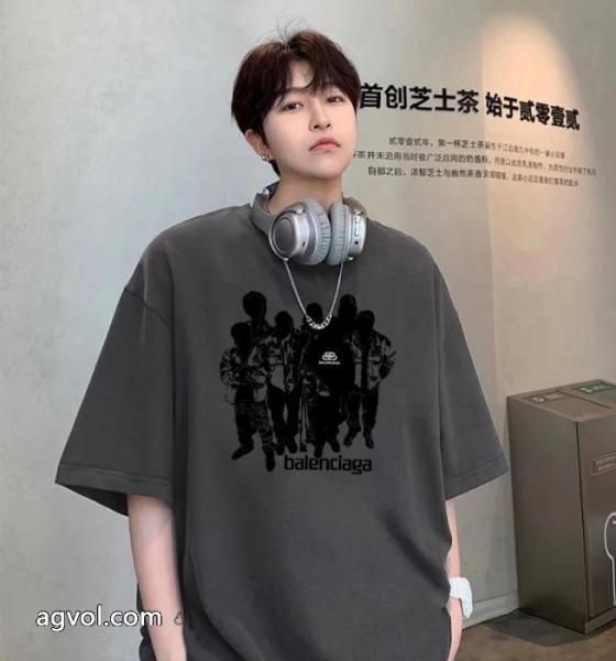ブランド 偽物 激安balenciaga安定した質感 ファスナー式 優秀なアイテム半袖Tシャツ 5 