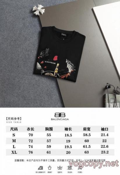 バレンシアガブランド コピー 販売半袖Tシャツ風合いが魅力 限定デザイン大人気完売前に 今年の2026コーデに活躍する 3