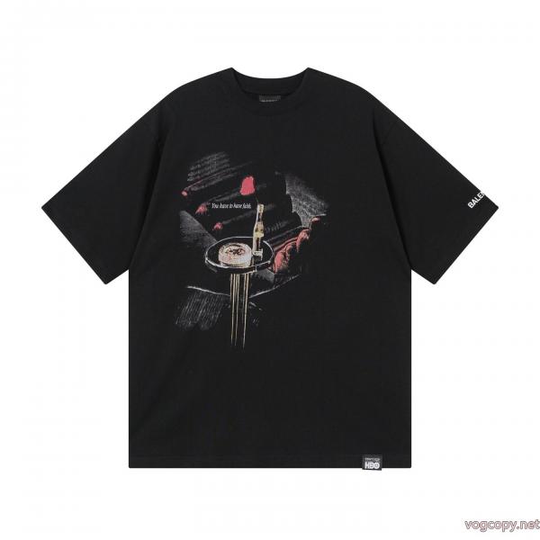 魅力ファッション 新品登場 完売再入荷 BALENCIAGA半袖Tシャツブランド コピー 安心 0