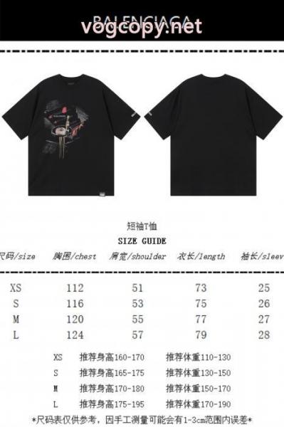 魅力ファッション 新品登場 完売再入荷 BALENCIAGA半袖Tシャツブランド コピー 安心 6