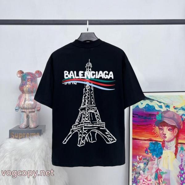 ブランド コピー 激安半袖TシャツBALENCIAGA即発送OK 高級感演出 格好良い 2