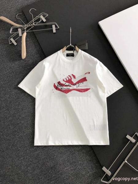 偽 ブランド 販売半袖Tシャツ安いです！品質保証 最安値が実現 お洒落な印象BALENCIAGA 0 