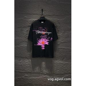 balenciaga半袖Tシャツ偽 ブランド 存在感のある 流行の注目ブランド 新作限定便利でめちゃ可愛