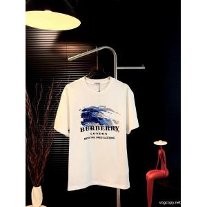ブランド レプリカ手触りがいい 個性的なデザイン シンプル派半袖TシャツBURBERRY
