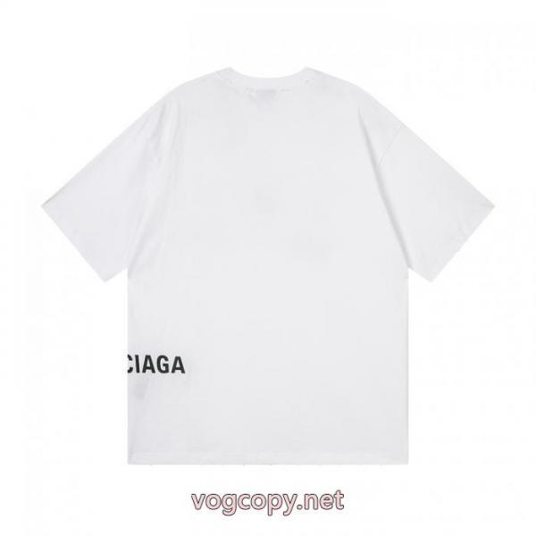 半袖Tシャツブランド 激安サラサラの着心地 ロゴがかっこいい 人気定番得価BALENCIAGA 5