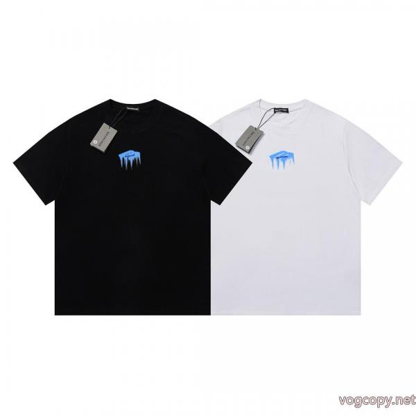 ブランド コピーBALENCIAGA半袖Tシャツ男女共用 2026年2026 トレンド感満載 0