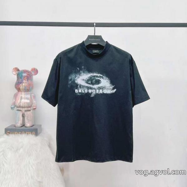 カラーリング素敵な 限定価格 洗練された印象半袖Tシャツbalenciagaスーパー コピー ブランド 専門 0