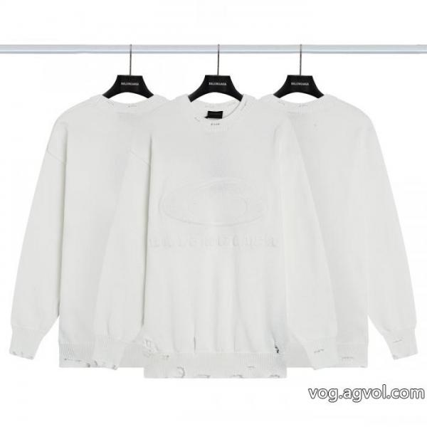 セーター偽 ブランド 販売デザイン性の高い 上品 人気急上昇balenciaga 0 