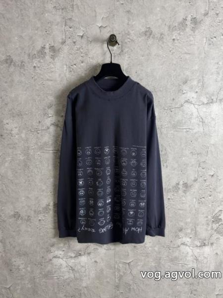 ブランド コピー 着払い長袖Tシャツ爆買い品質保証 希少 早期完売balenciaga 0 