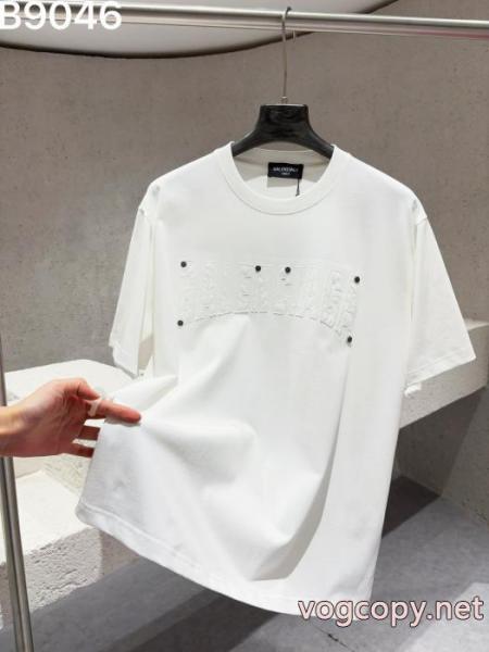 balenciagaチューリッヒ家2026 ss高品質新作刺繍工芸ロゴアルファベット半袖Tシャツ 6 