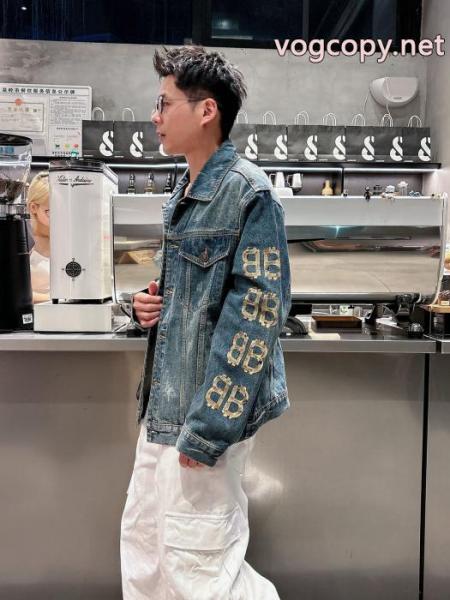 BALENCIAGAデニムコート大人のブランド 気軽に着れる 個性的 コピー 通販 4