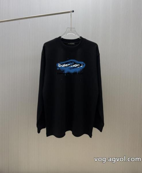 BALENCIAGAチューリッヒ家長袖パーカーTシャツ男女同型 0 